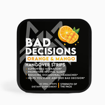 Bad Decisions Hangover Strips