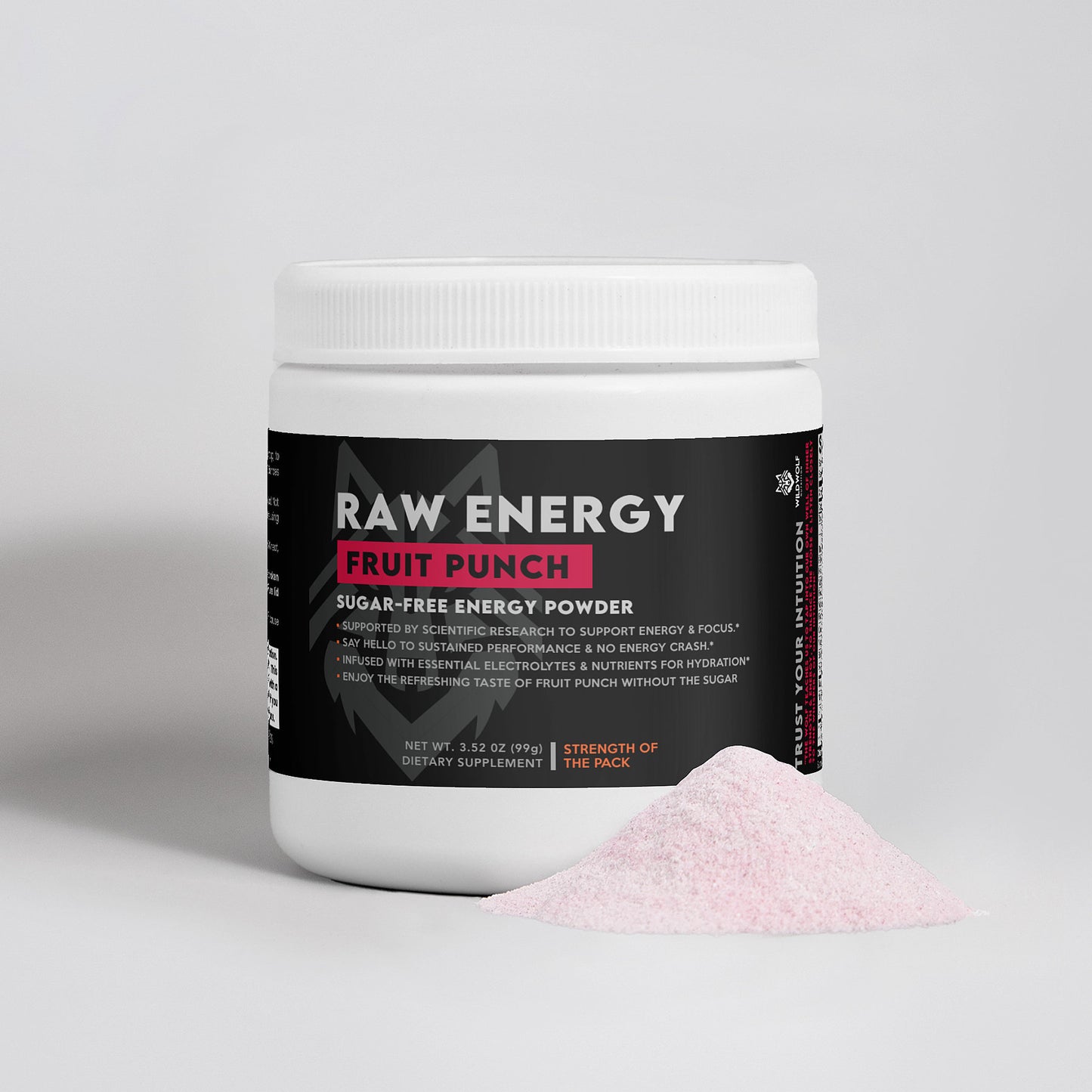 Raw Energy Powder (Fruit Punch) Sugar-Free