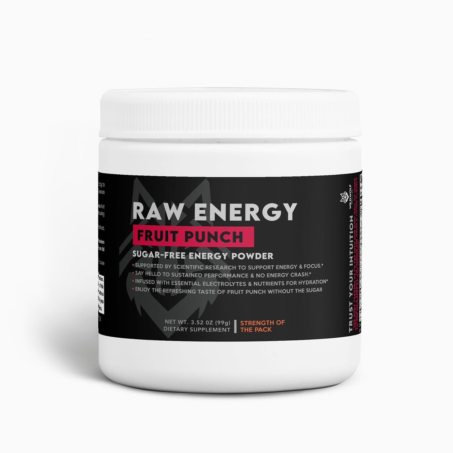 Raw Energy Powder (Fruit Punch) Sugar-Free