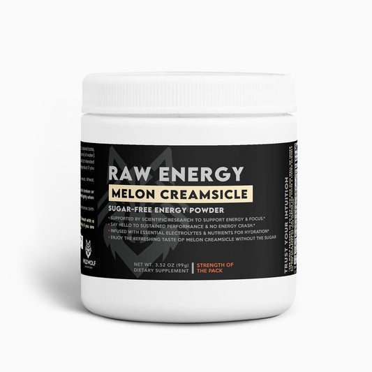 Raw Energy Powder (Melon Creamsicle) Sugar Free