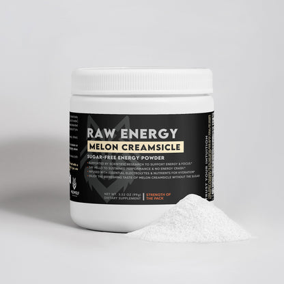 Raw Energy Powder (Melon Creamsicle) Sugar Free