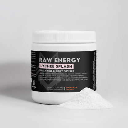 Raw Energy Powder (Lychee Splash) Sugar Free