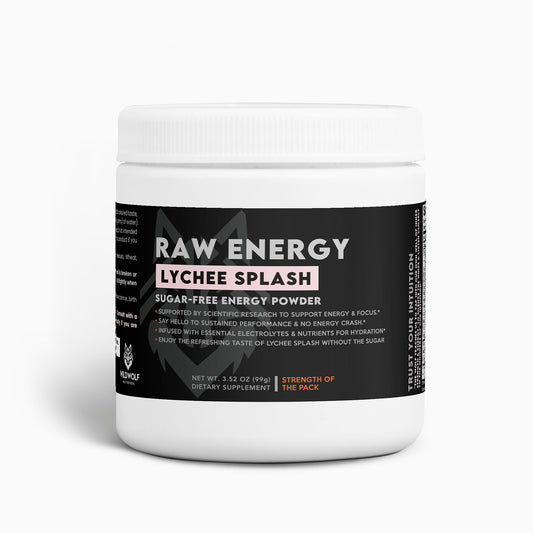 Raw Energy Powder (Lychee Splash) Sugar Free