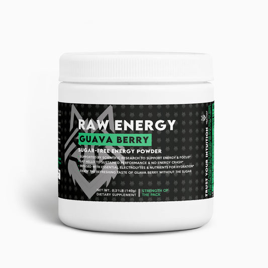 Raw Energy Powder (Guava Berry) Sugar-Free