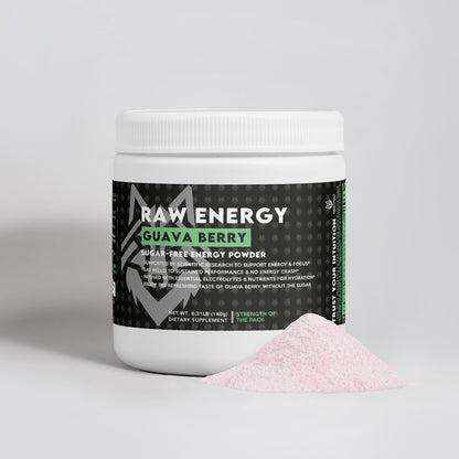 Raw Energy Powder (Guava Berry) Sugar-Free