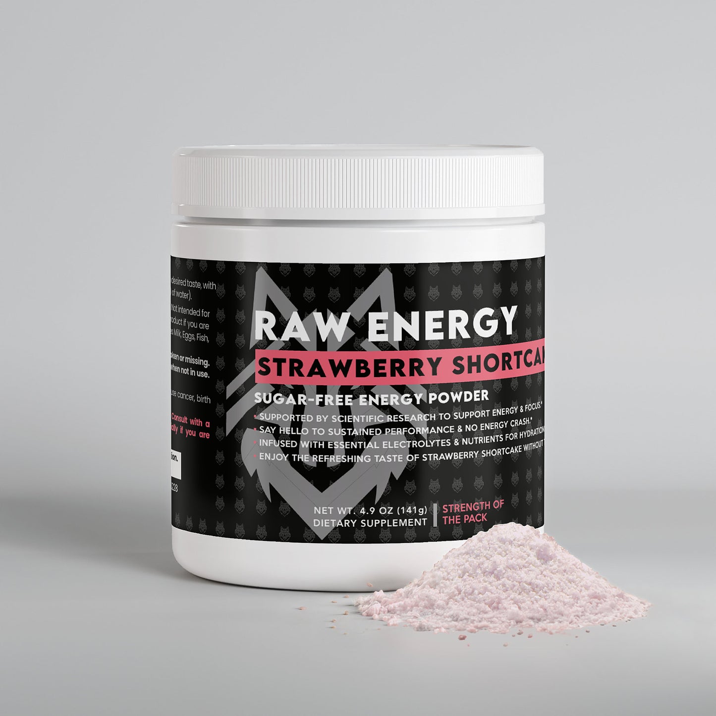 RAW Energy Powder (Strawberry Shortcake)