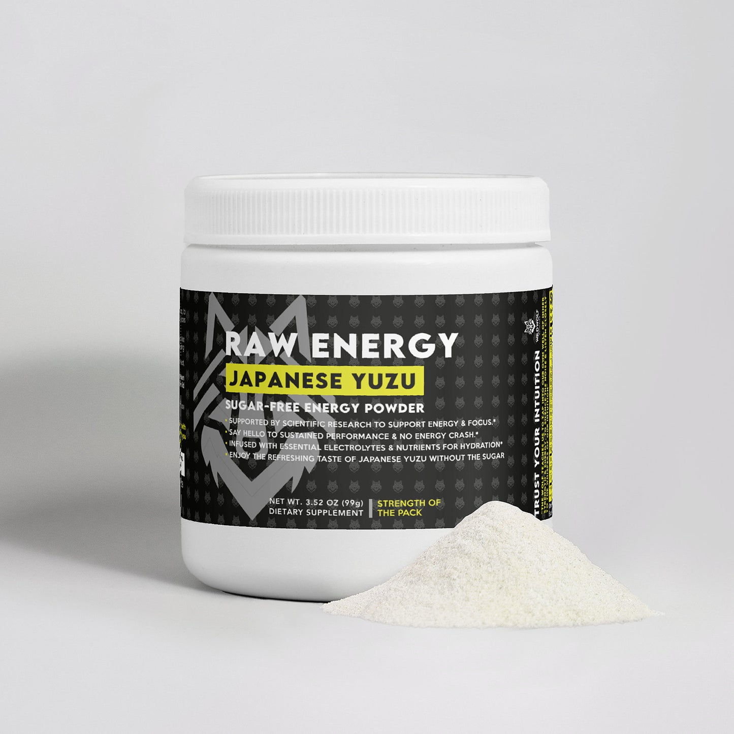 Raw Energy Powder (Japanese Yuzu Flavor) Sugar Free