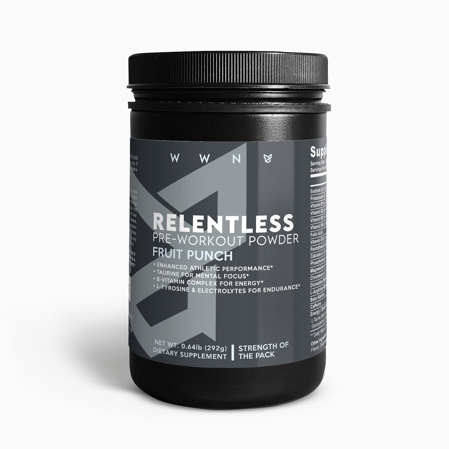 Relentless Nitric Shock Pre-Workout Powder