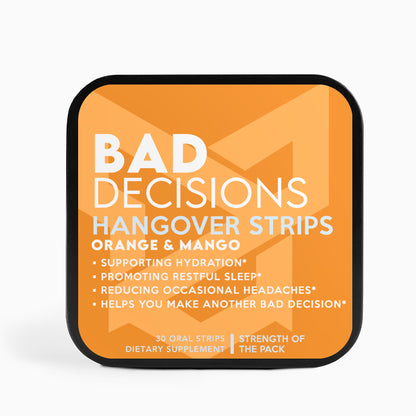 Bad Decisions Hangover Strips