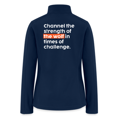 Women’s Soft Shell Jacket - navy