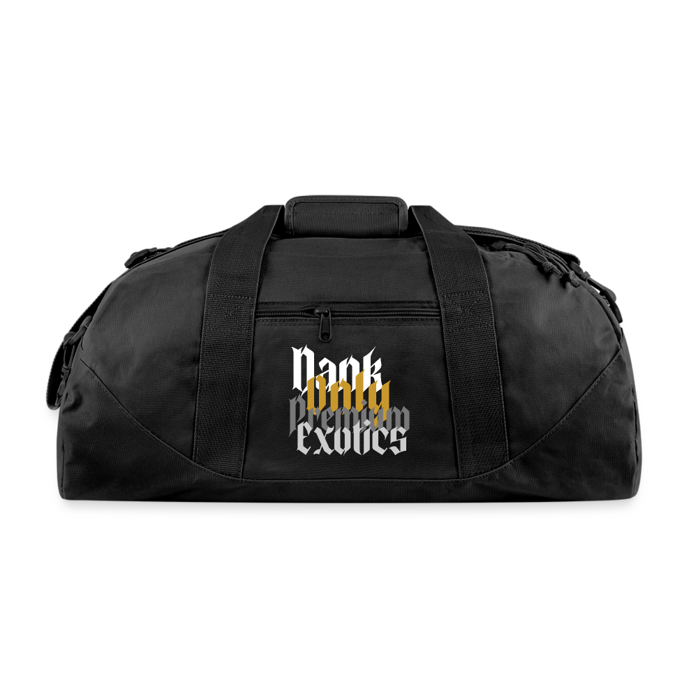 The Dope Dealers Recycled Duffel Bag in Black - black