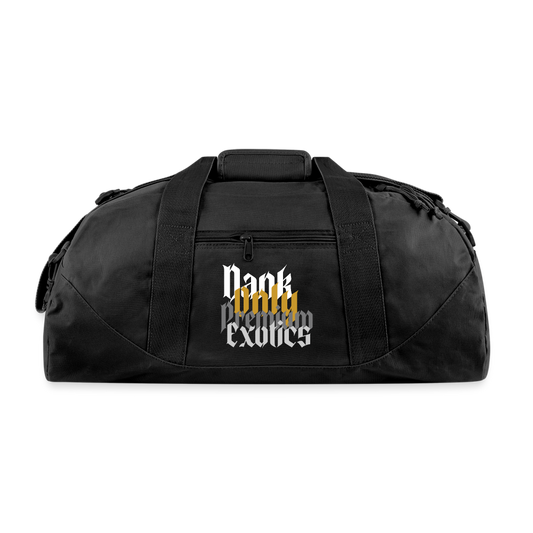 The Dope Dealers Recycled Duffel Bag in Black - black