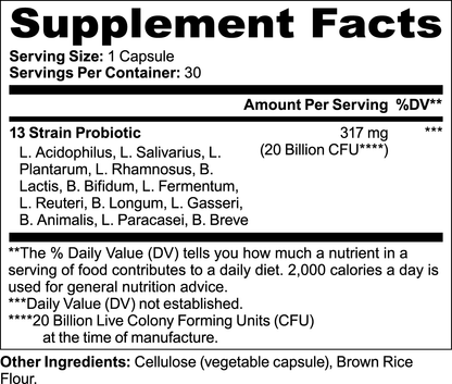 Wild D 20 - Probiotic 20 Billion