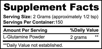 L-Glutamine Unflavored Powder