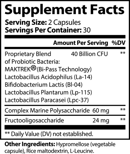 Wild D 40 - 40 Billion Probiotic + Prebiotics