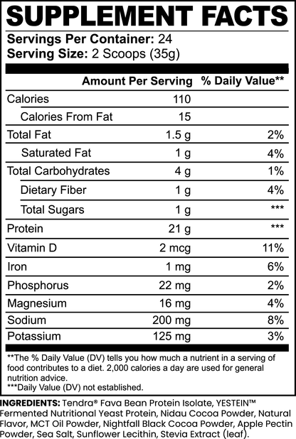 MYLKY Chocolate Plant Protein Powder Isolate