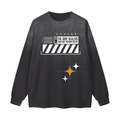 A Dank Universe Gradient Vintage Washed Long Sleeve Tee