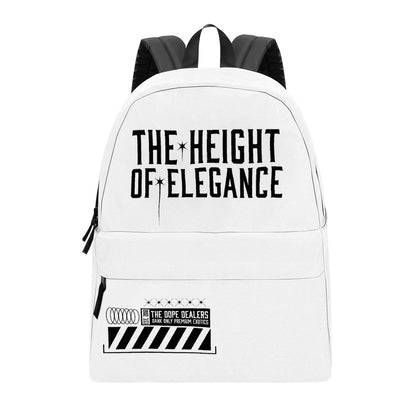 The Height Of Elegance Print Cotton Backpack