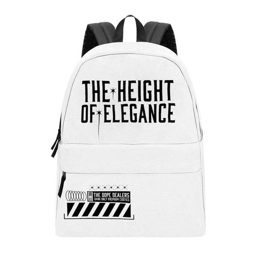 The Height Of Elegance Print Cotton Backpack