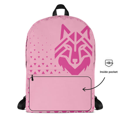 Pink Wolf Backpack