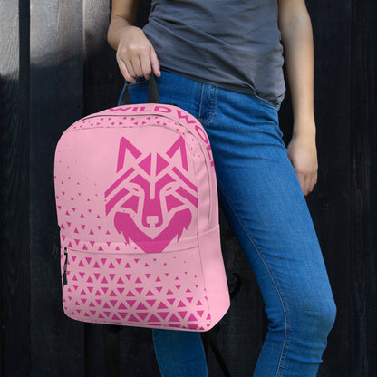 Pink Wolf Backpack