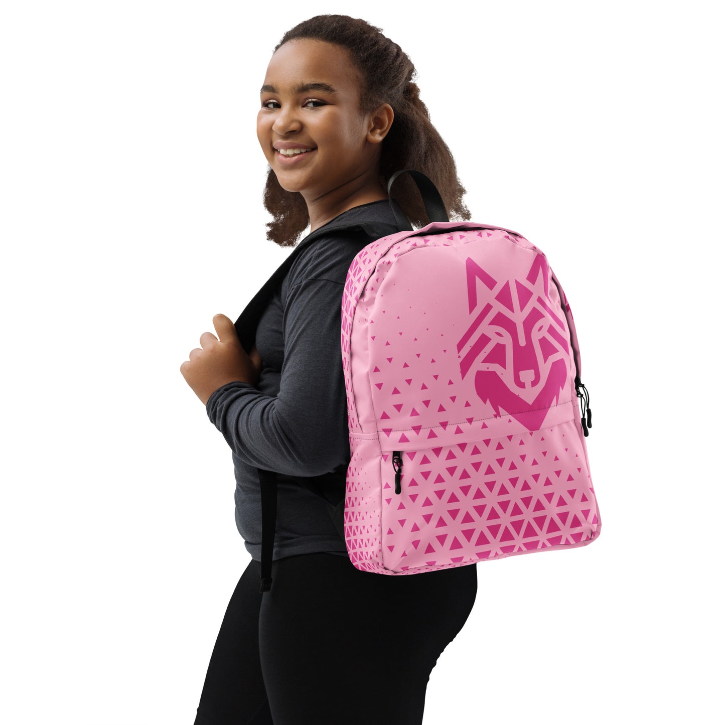 Pink Wolf Backpack