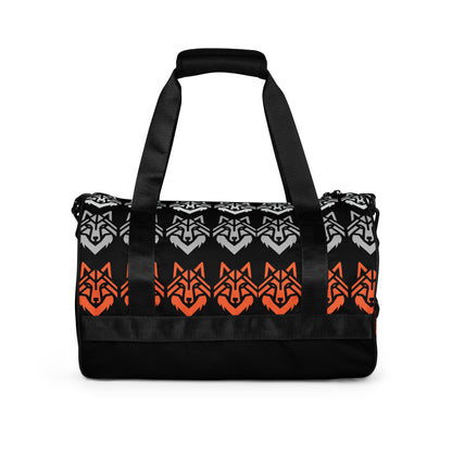 The Wolf Pack Alpha Male Top Predator Wolf gym bag