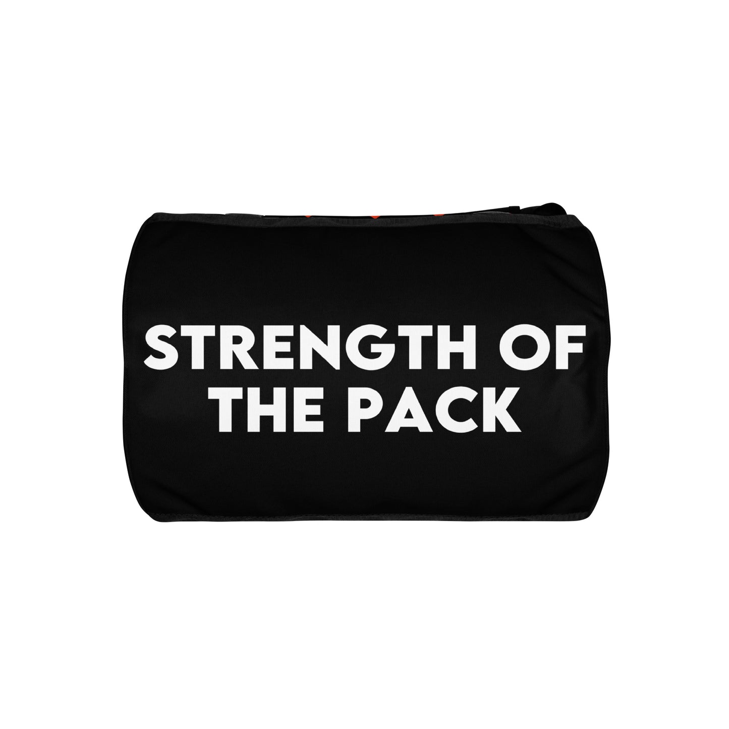 The Wolf Pack Alpha Male Top Predator Wolf gym bag