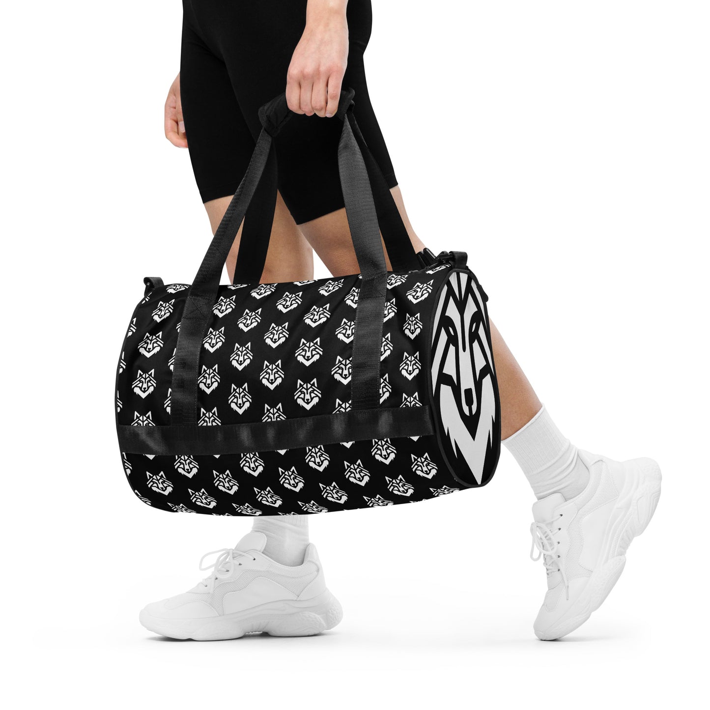 Black gym bag