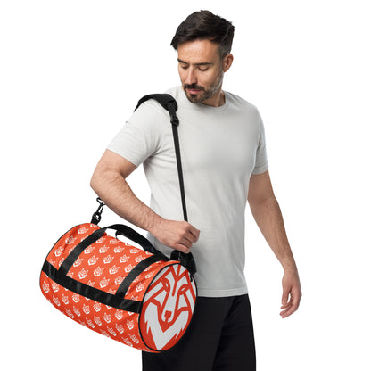 Outrageous Orange gym bag