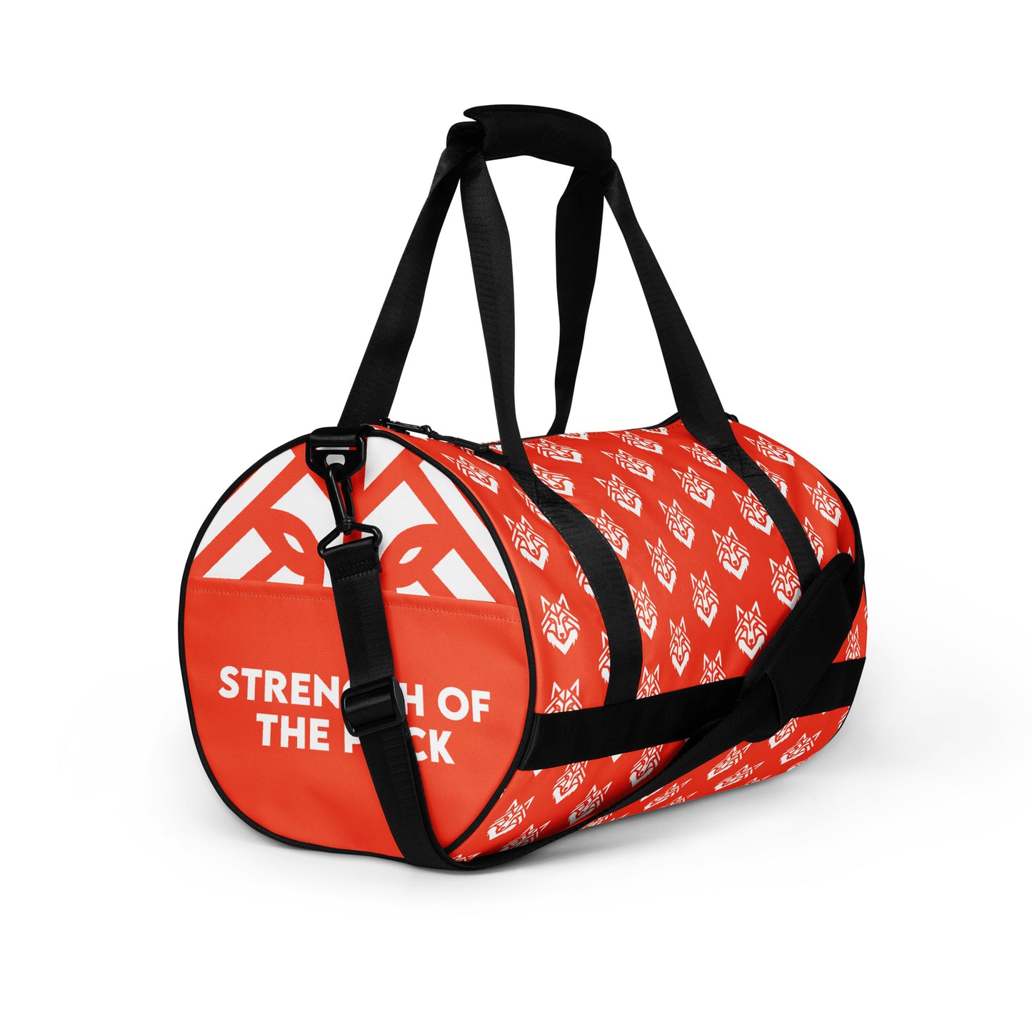 Outrageous Orange gym bag