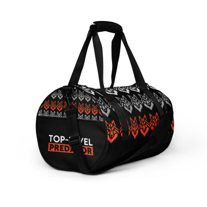 The Wolf Pack Alpha Female Top Predator Wolf gym bag