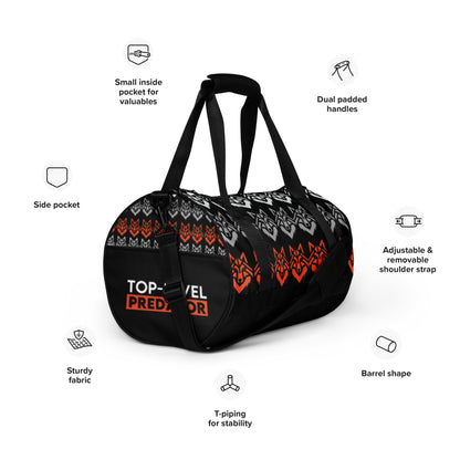 The Wolf Pack Alpha Female Top Predator Wolf gym bag