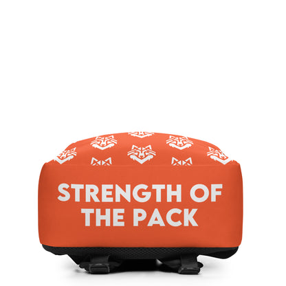 Outrageous Orange Minimalist Backpack