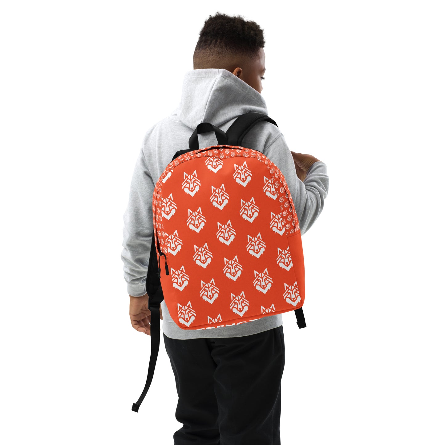 Outrageous Orange Minimalist Backpack