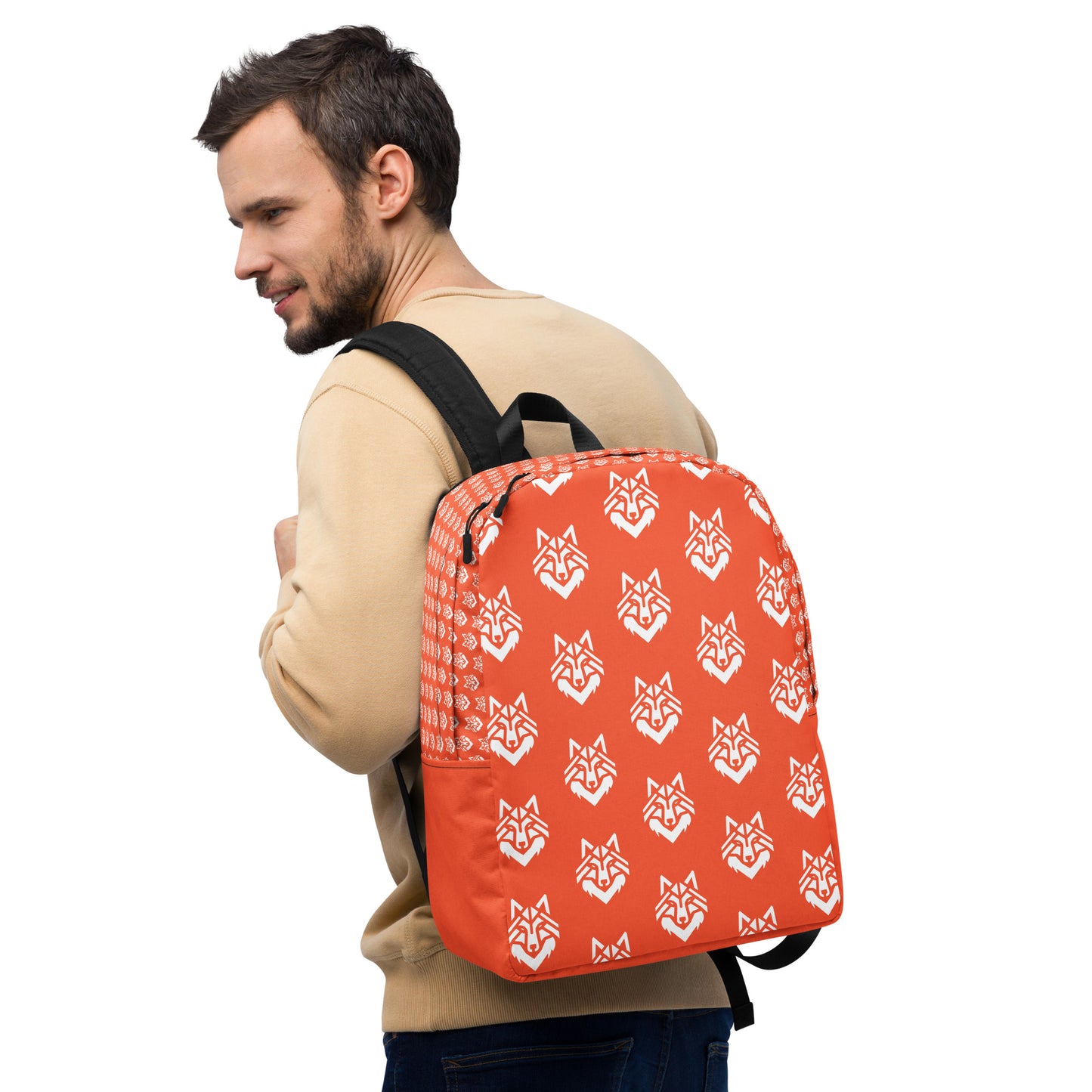 Outrageous Orange Minimalist Backpack