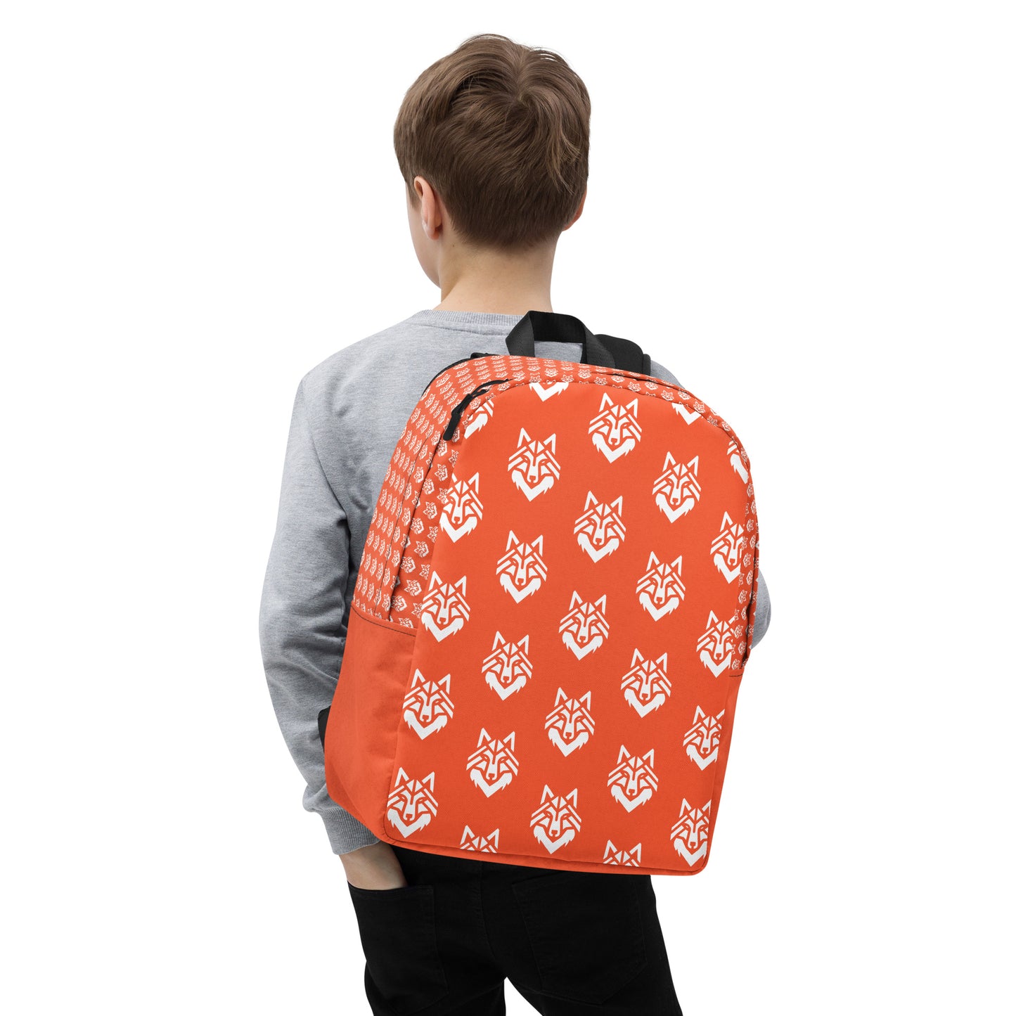 Outrageous Orange Minimalist Backpack