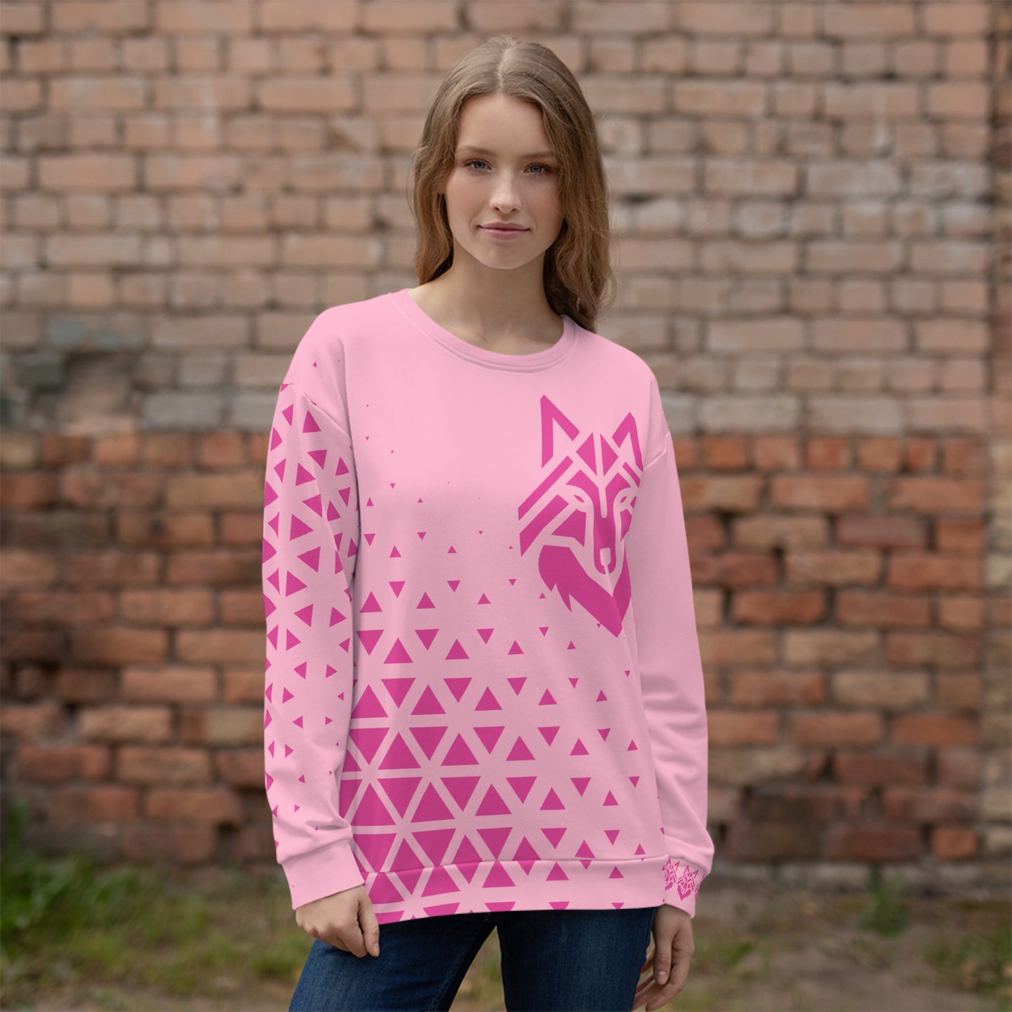 Pink Wolf Sweatshirt