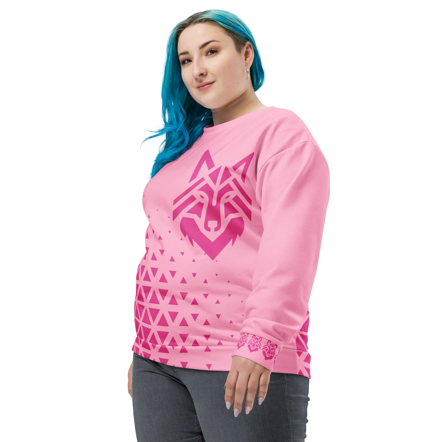 Pink Wolf Sweatshirt