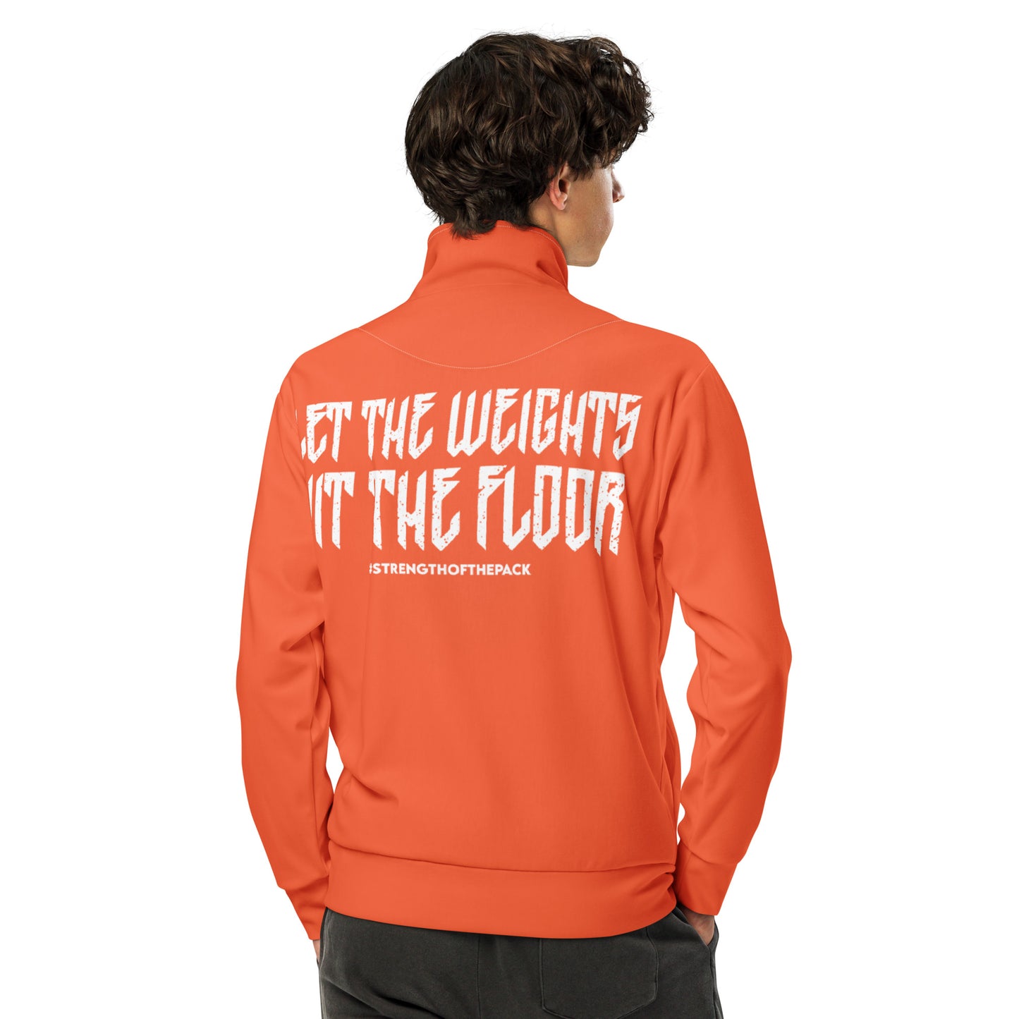 Let The Weights Hit The Floor Unisex track jacket