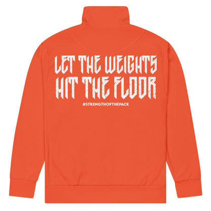 Let The Weights Hit The Floor Unisex track jacket