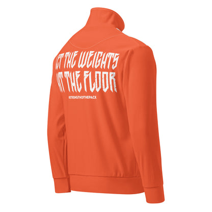 Let The Weights Hit The Floor Unisex track jacket