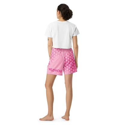 Pink Wolf Athletic Long Shorts