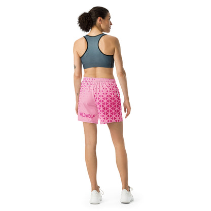 Pink Wolf Athletic Long Shorts