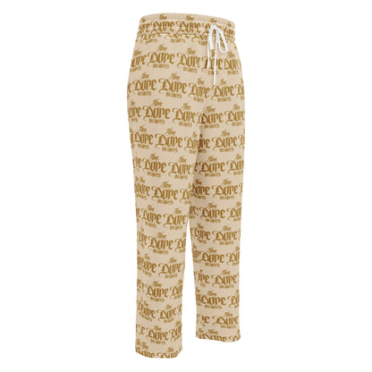 The Dope Dealers Champagne Wide-leg joggers