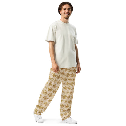 The Dope Dealers Champagne Wide-leg joggers