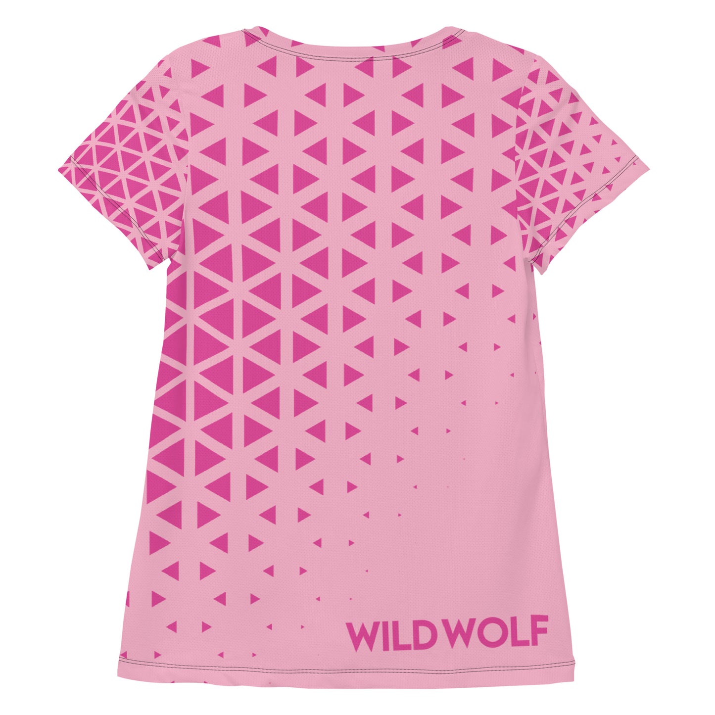 Pink Wolf Women's Athletic T-shirt