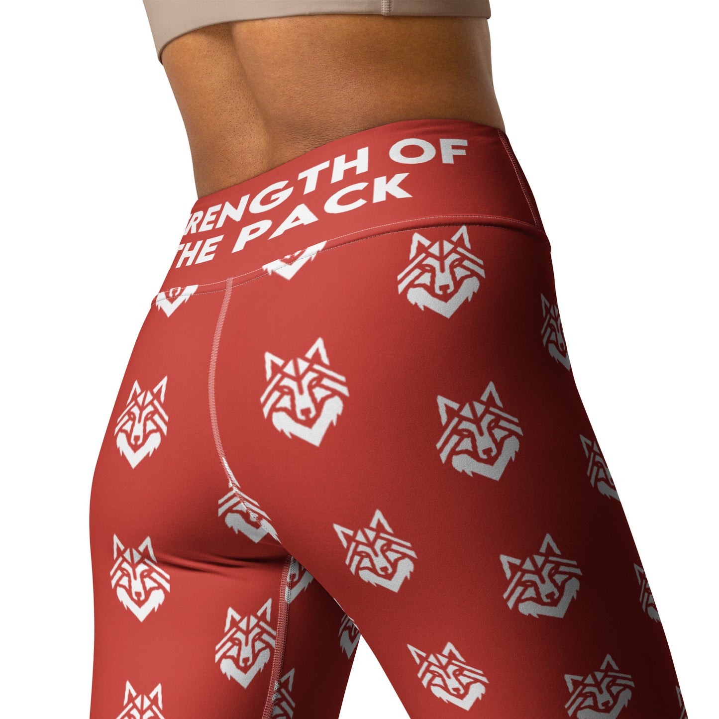 Red Yoga Leggings