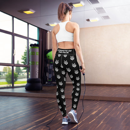 Black Pattern Yoga Leggings