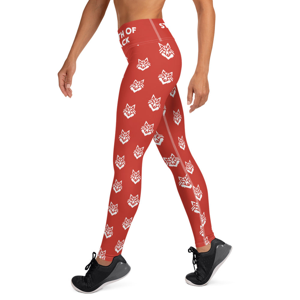 Red Yoga Leggings